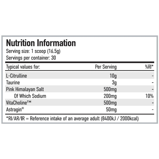 Per4m Pump Non Stim Pre Workout 30 Servings
