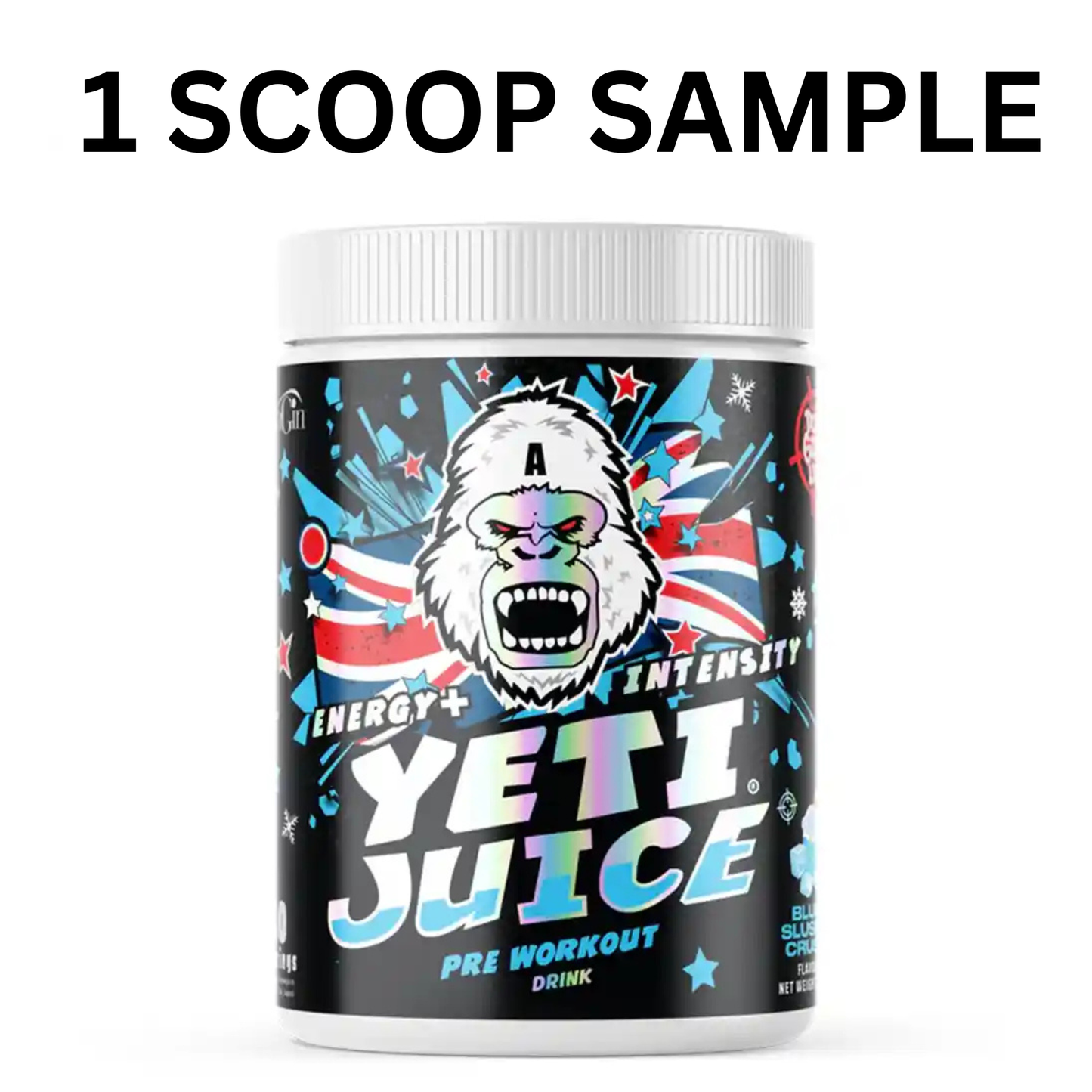 Gorillalpha Yeti Juice Tooty Fruity Flavour 1 Scoop Sample Only