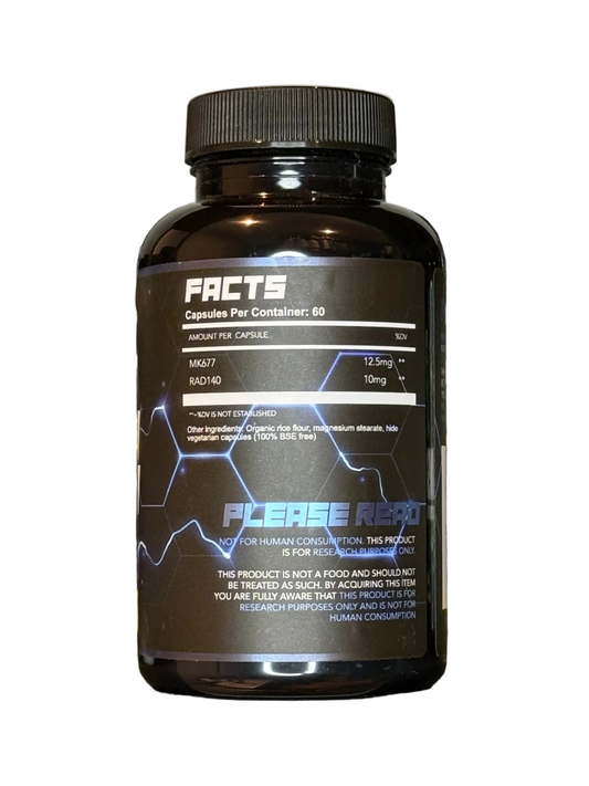 Alpha Labs MK677 & RAD140 Stack 60 Capsules