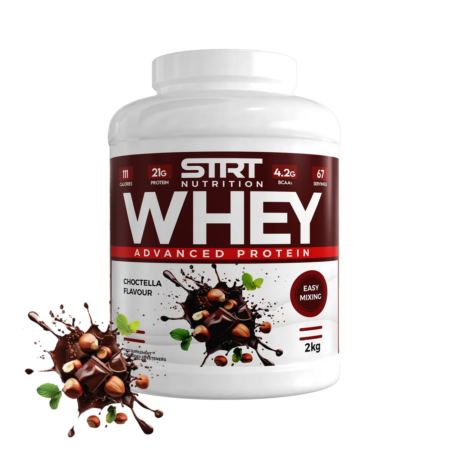 STRT Nutrition Advanced Whey Protein 2Kg/500g