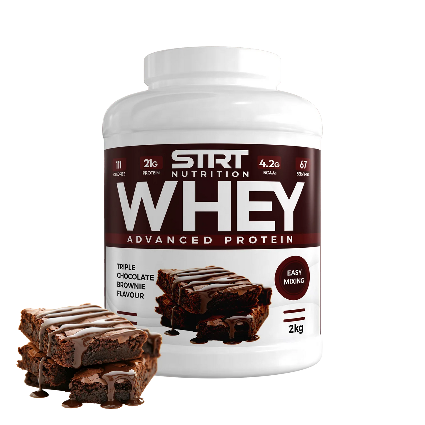 STRT Nutrition Advanced Whey Protein 2Kg/500g