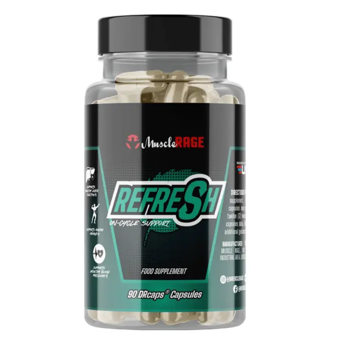 Muscle Rage Limitless Muscle Rage Refresh On Cycle Support 30 Servings – Pro Gym Supplements Ltd