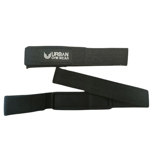 🎁 Urban Gym Wear Padded Lifting Straps Black (100% off)