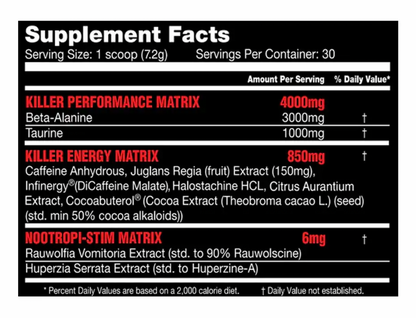 Killer Labz Stim Reaper Pre Workout 30 Servings