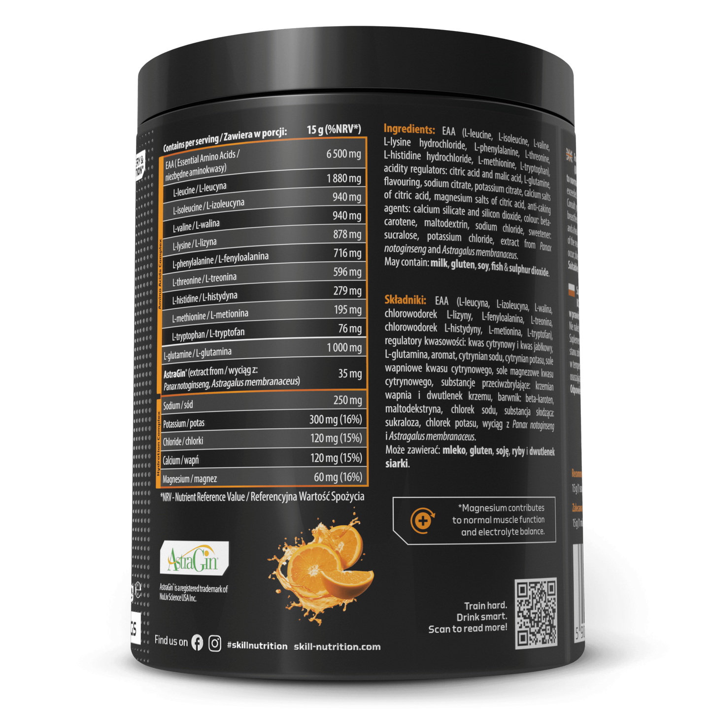 Skill Nutrition EAA + Electrolytes 30 Servings