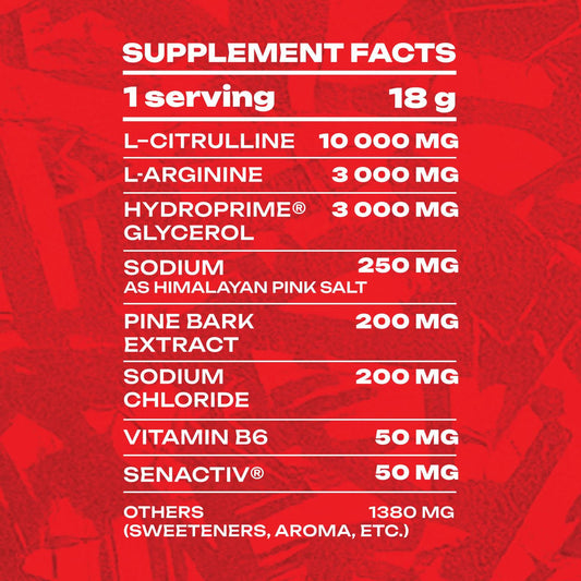 Veiny Galaxy Pump Junky Non Stim Pre Workout Sample 18g