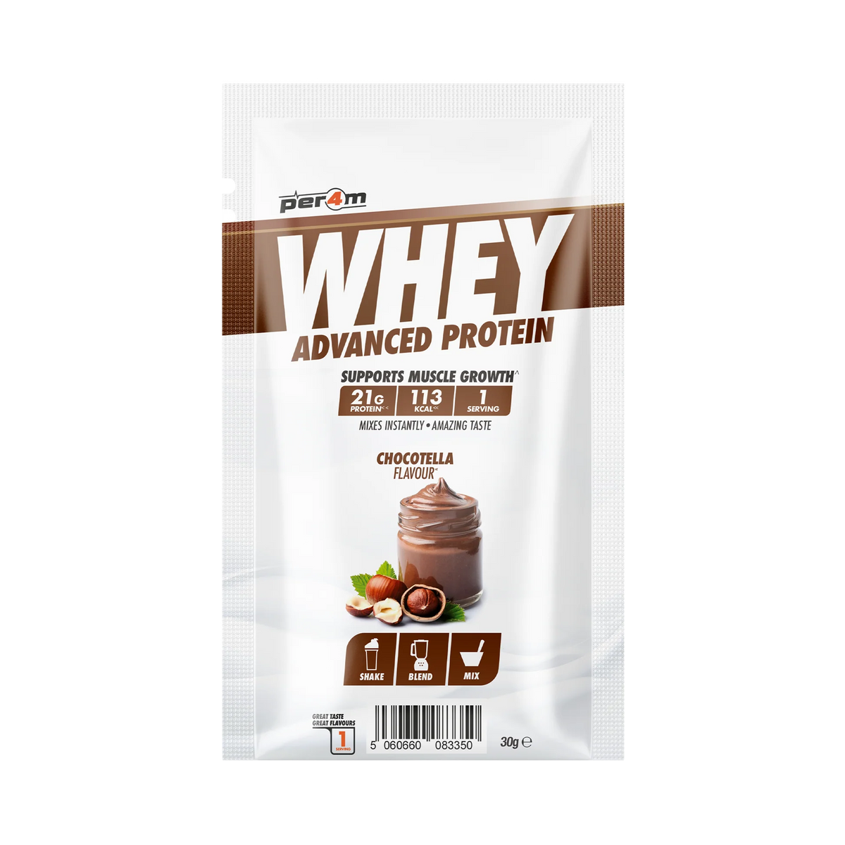 Per4m Whey Protein Sample 1 Serving Sachet 30g