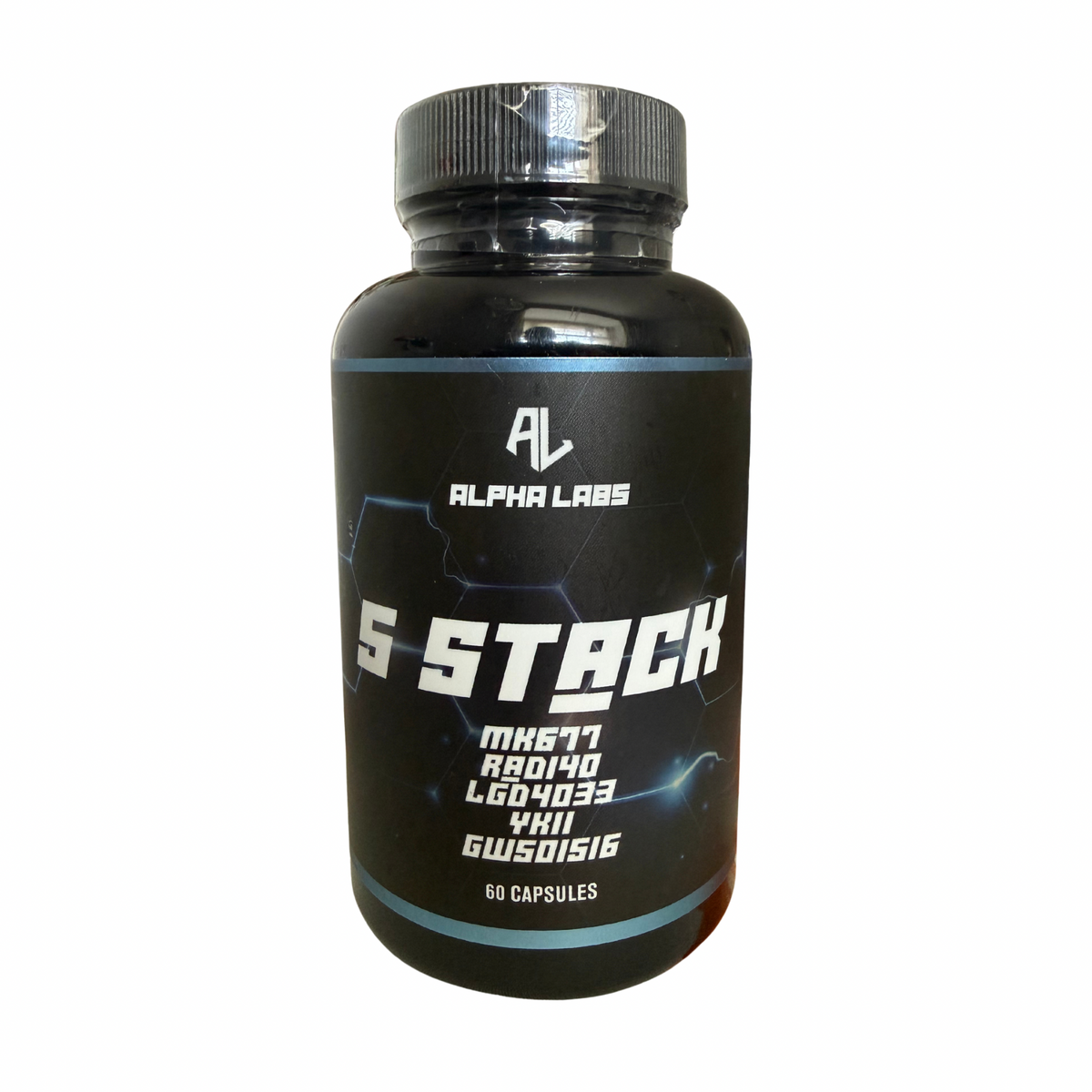 Alpha Labs 5 Stack (MK677, RAD140, LGD4033, YK11, GW501516) 60 Capsules