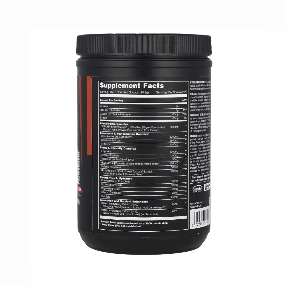 Animal Primal Pre Workout 25 Servings