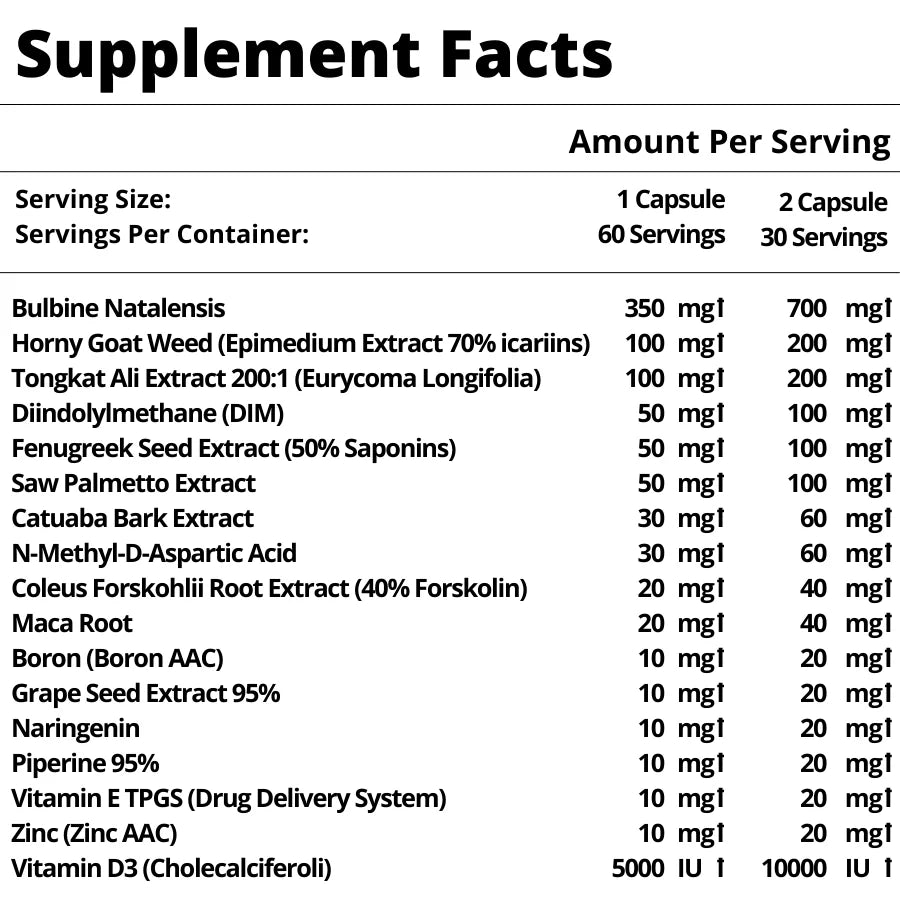 Koka Labz 3CC Test Booster 60 Capsules