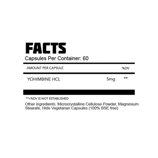 Thoroughbred Labs Yohimbine 60 Capsules