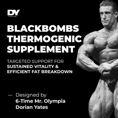 DY Nutrition BlackBombs Thermogenic Fat Burner 60 Capsules
