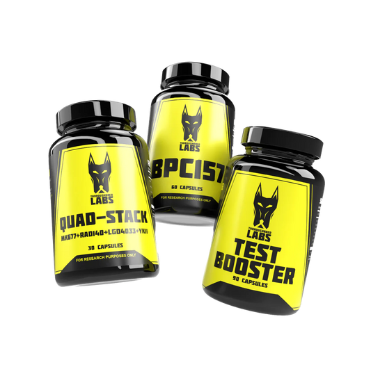 Thoroughbred Labs Gold Stack (Quad Stack, BPC157, PCT/Test Booster)