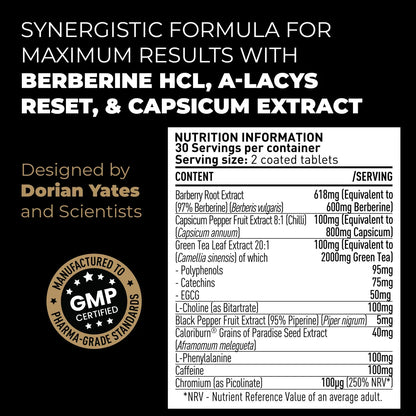 DY Nutrition BlackBombs Thermogenic Fat Burner 60 Capsules