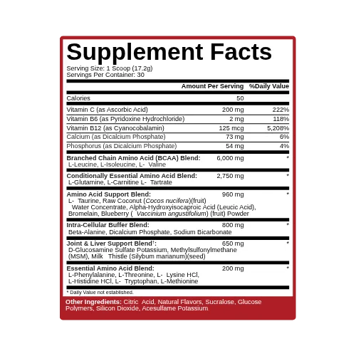 5% Nutrition All Day You May BCAA 30 Servings