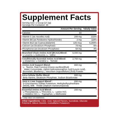 5% Nutrition All Day You May BCAA 30 Servings