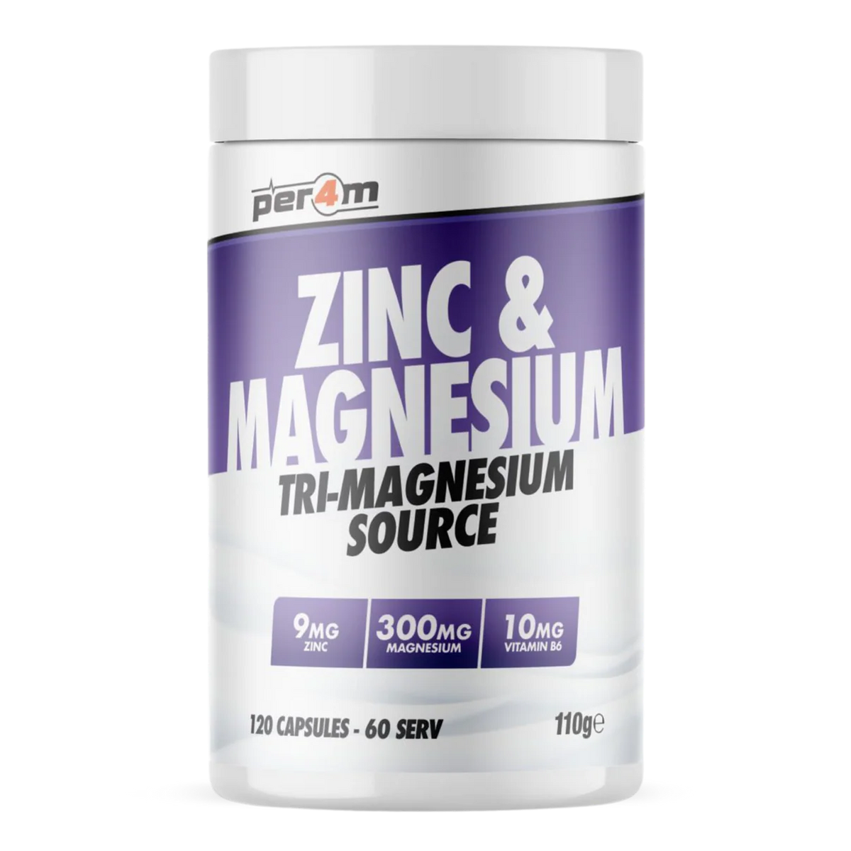Per4m Zinc & Magnesium Capsules 120 Capsules 60 Servings