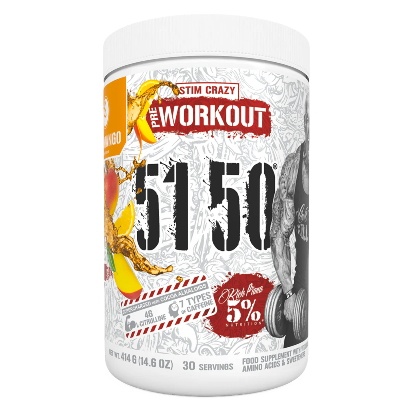 5% Nutrition 5150 Pre Workout 30 Servings