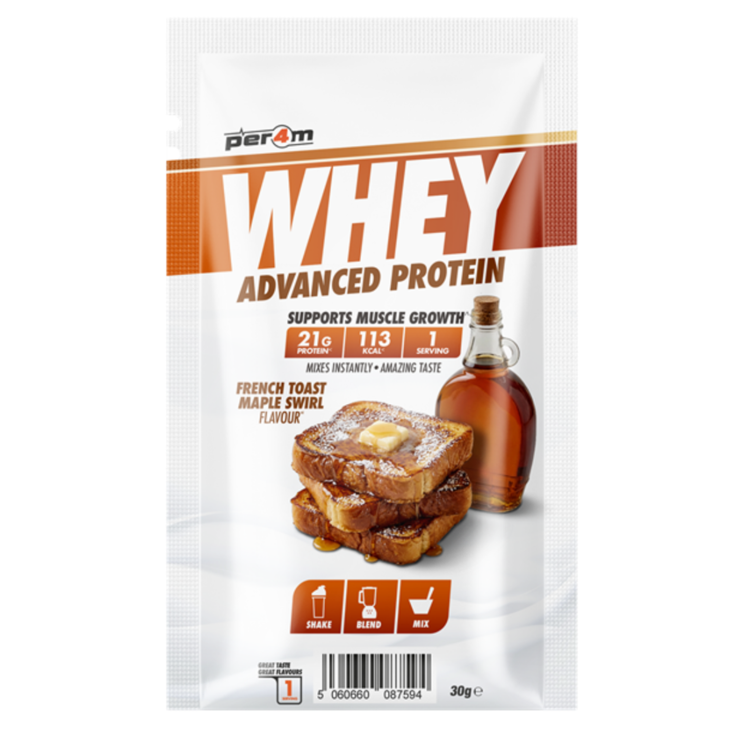 Per4m Whey Protein Sample 1 Serving Sachet 30g