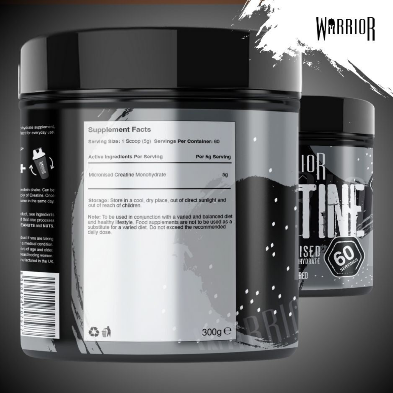 Warrior Creatine Monohydrate 60 Servings