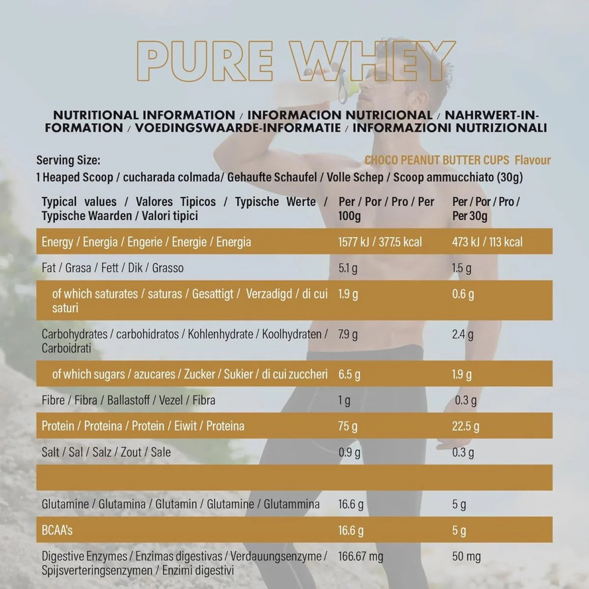 NXT Nutrition Pure Whey Deluxe Protein Sample 30g (1 Serving)