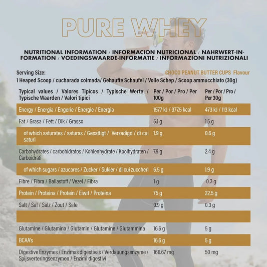 NXT Nutrition Pure Whey Deluxe Protein Sample 30g (1 Serving)