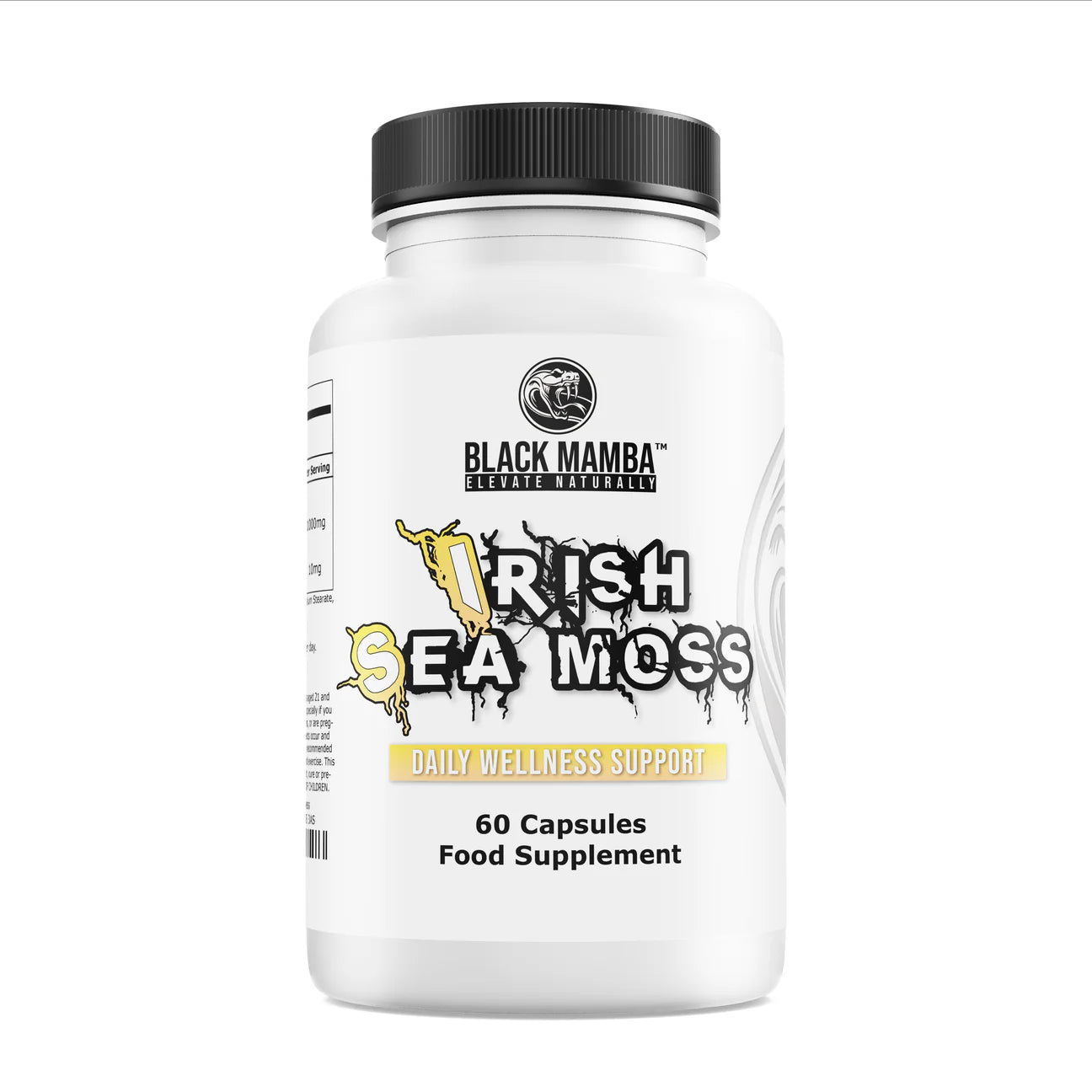 Black Mamba Irish Sea Moss 60 Capsules 30 Servings