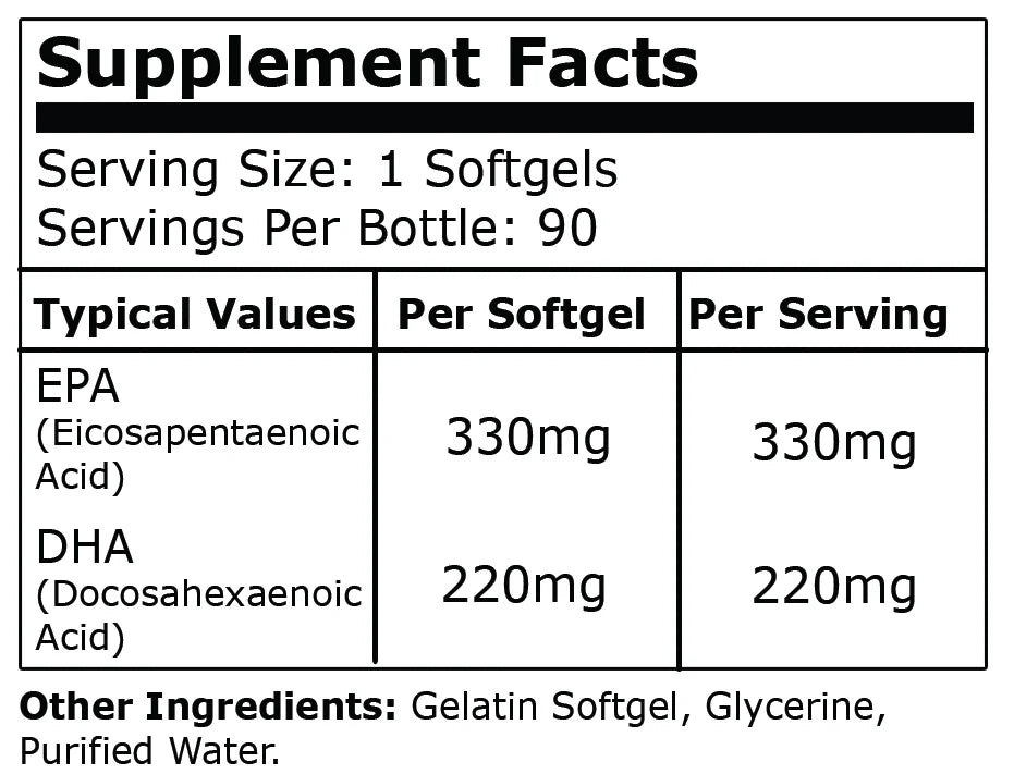 Black Mamba Fish Oils 90 Servings