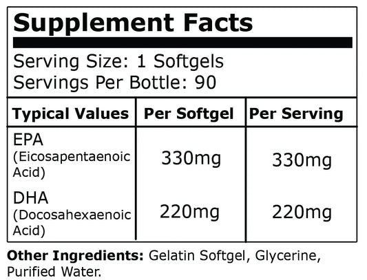 Black Mamba Fish Oils 90 Servings