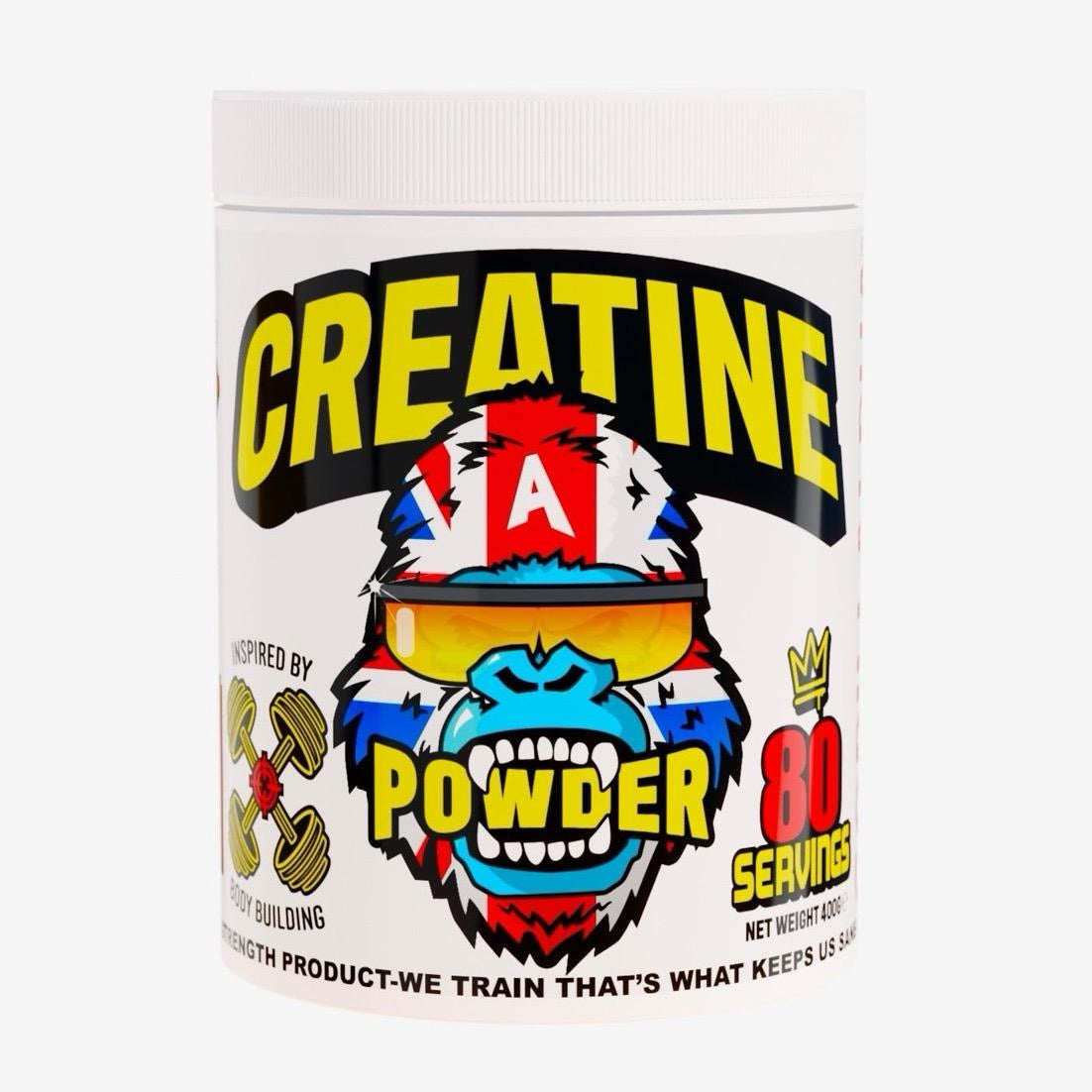 Gorillalpha Creatine Powder 80 Servings 400g