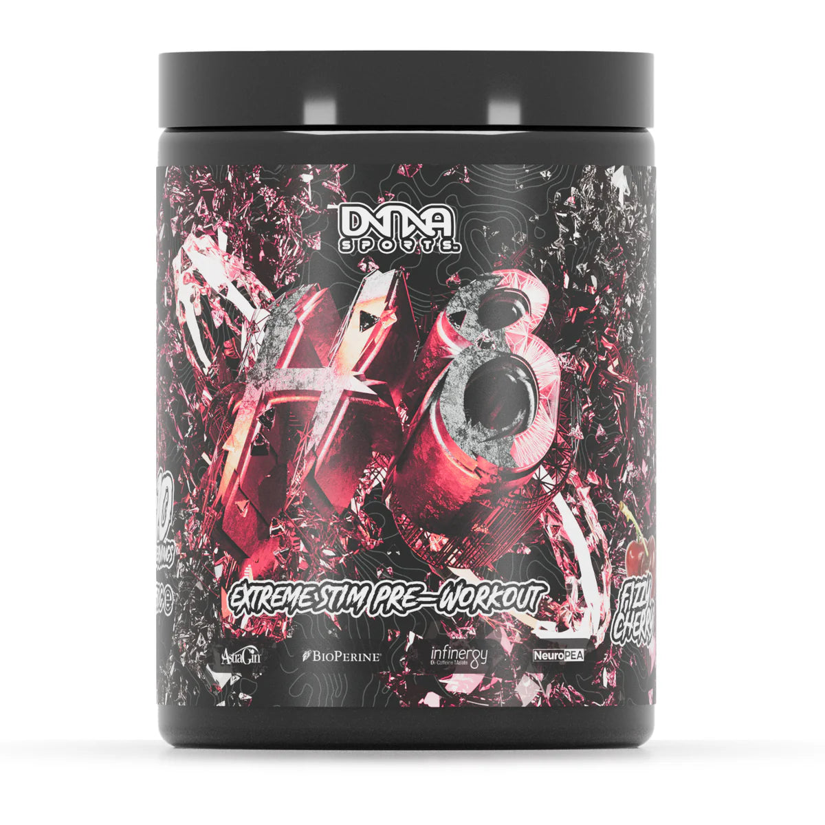 DNA Sports H8 Pre Workout Fizzy Cherry 10 Servings