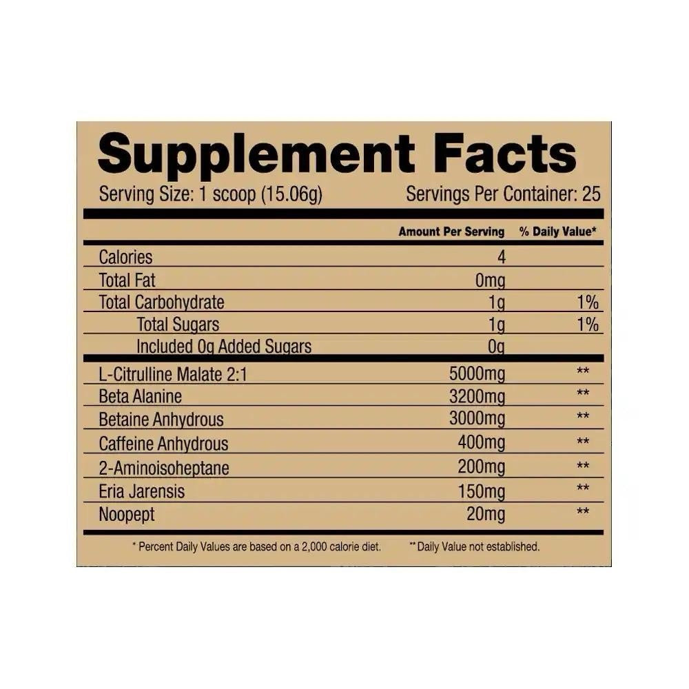 Scary Hours Pre Workout (US Import) 25 Servings