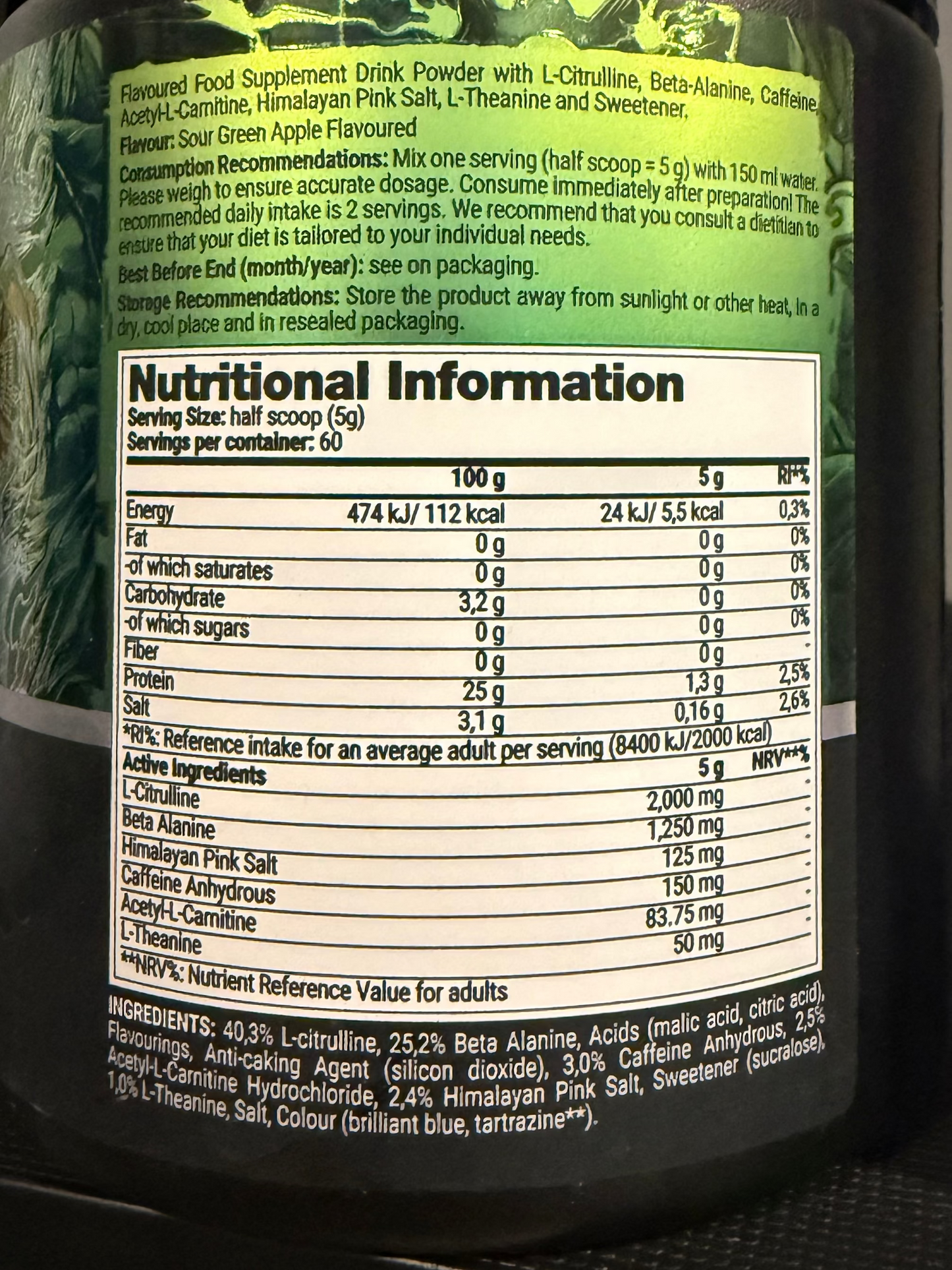 Pro Supps Hyde Nightmare Pre Workout 60 Servings