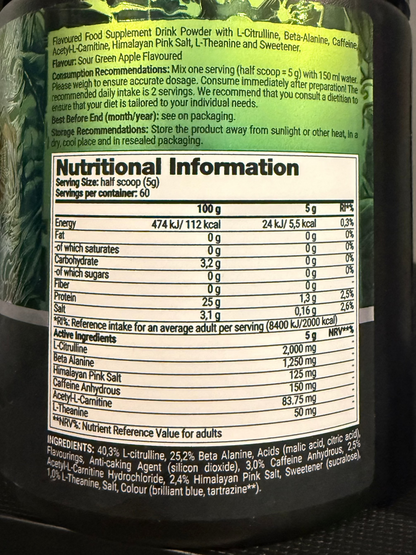 Pro Supps Hyde Nightmare Pre Workout 60 Servings