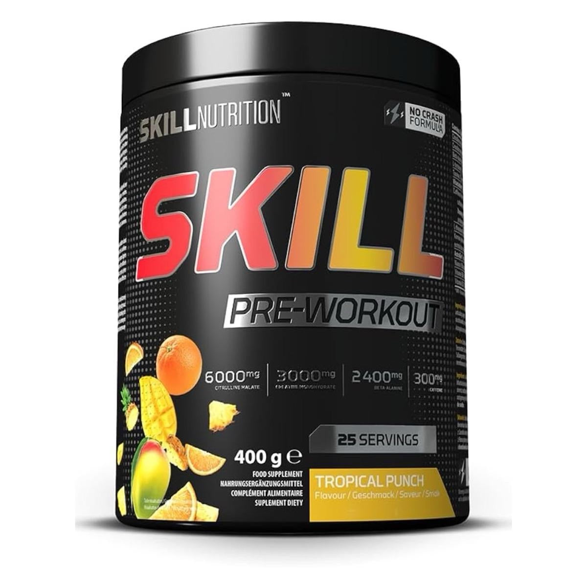 Skill Nutrition Pre Workout 400g 25 Servings