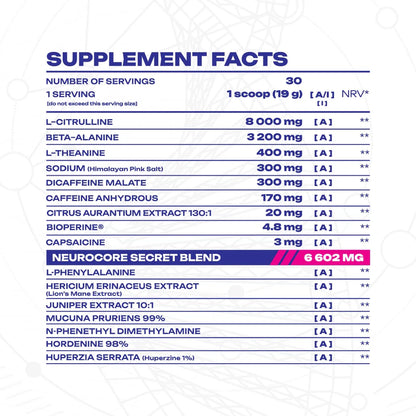 Veiny Galaxy Hyperion-X1 Pre Workout 30 Servings