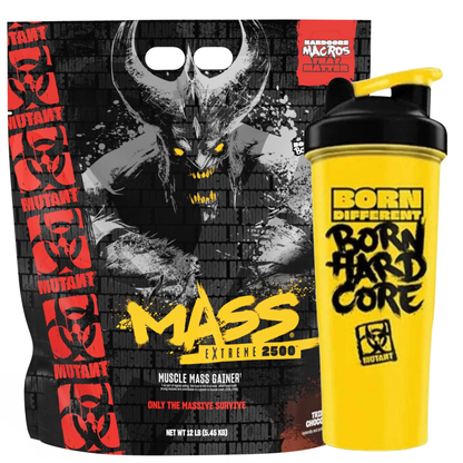Mutant Mass Extreme 2500 Mass Gainer 2.72KG With Free 1ltr Shaker Bottle