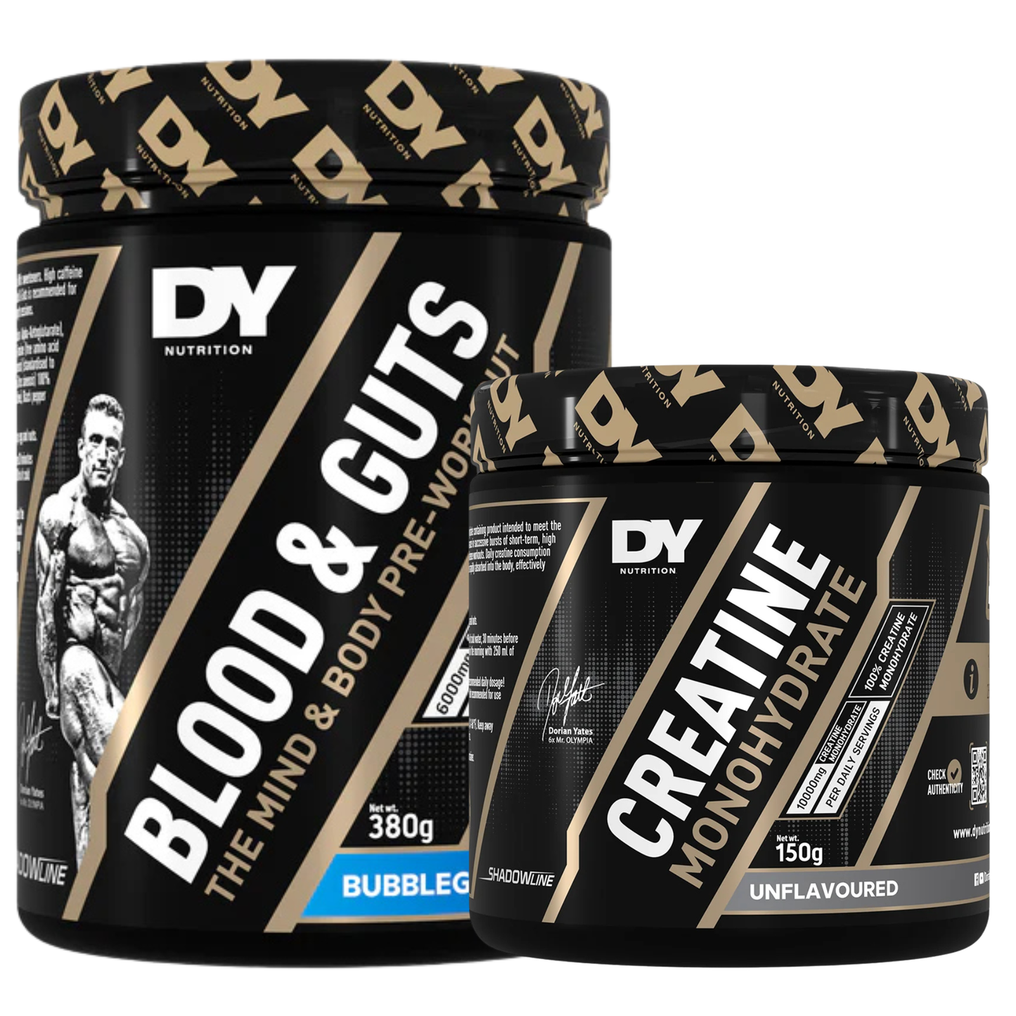 DY Blood And Guts Pre Workout 20 Servings With FREE Creatine 150g