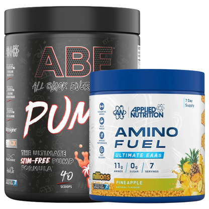 Applied Nutrition ABE Pump Non Stim Pre Workout With Free Amino Fuel Pineapple Millions 91g