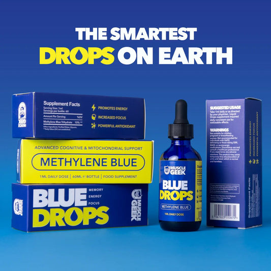 Muscle Geek Methylene Blue Drops (60 X 1ml)