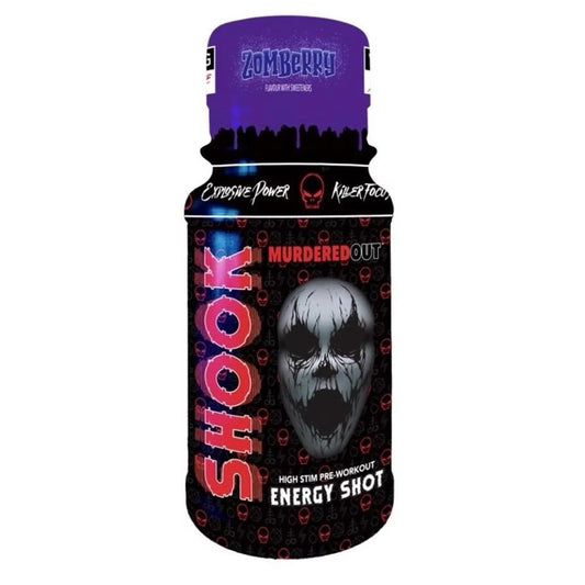 Murdered Out Shook Pre Workout Shot Strawberry Flavour 60ml