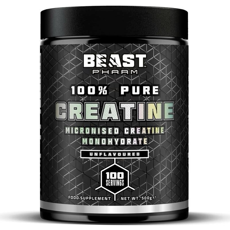 Beast Pharm 100% Pure Creatine Monohydrate 100 Servings