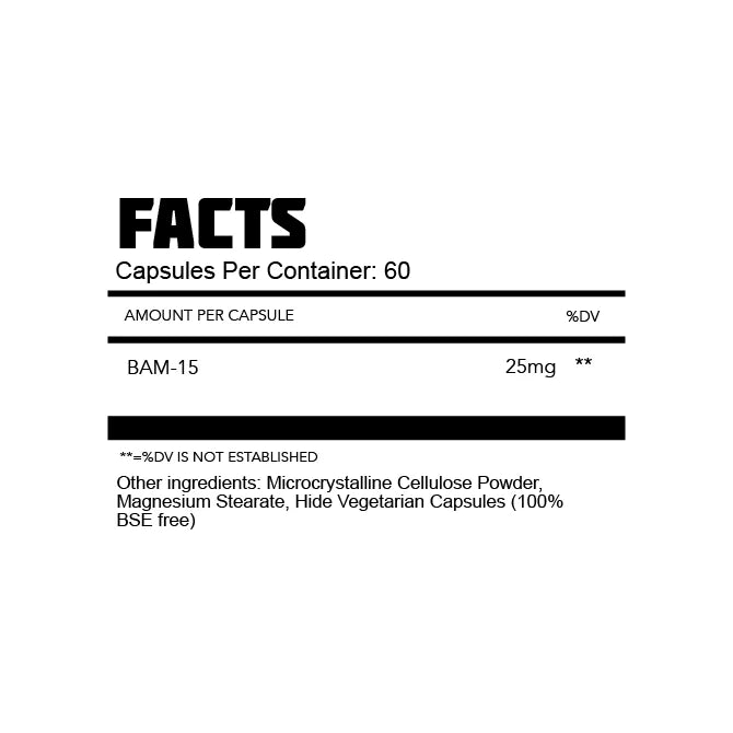 Thoroughbred Labs BAM-15 60 Capsules
