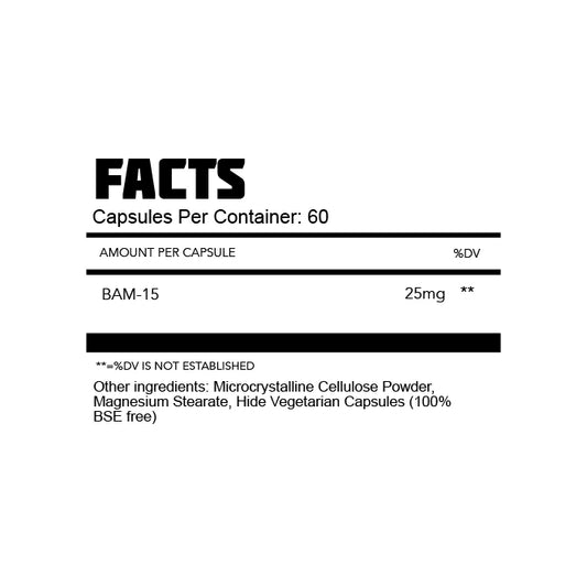 Thoroughbred Labs BAM-15 60 Capsules