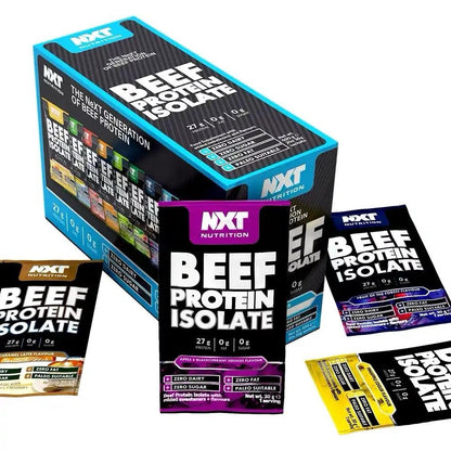 NXT Nutrition Beef Protein Isolate 20 Selection Box (20 X 27g)