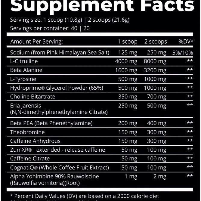 Dark Labs Crack Reloaded 40/20 Servings