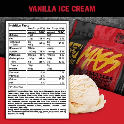 Mutant Mass 2.27KG Mass Gainer