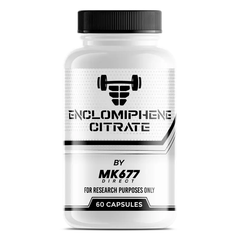 Enclomiphene Citrate by MK677 Direct 12.5mg 60 Capsules