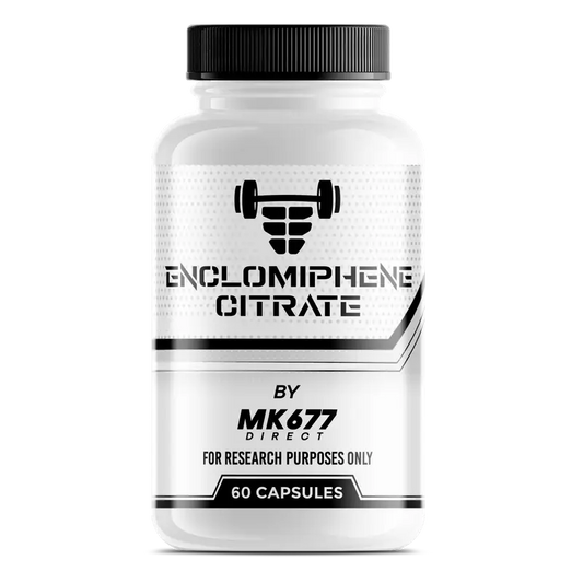 Enclomiphene Citrate by MK677 Direct 12.5mg 60 Capsules
