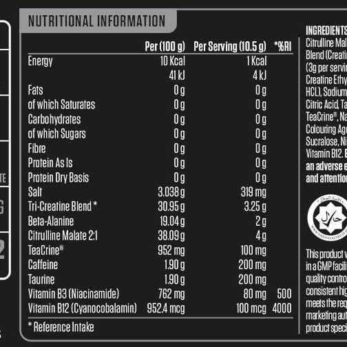 Applied Nutrition ABE Pre Workout  315g 30 Servings With Shaker Bottle